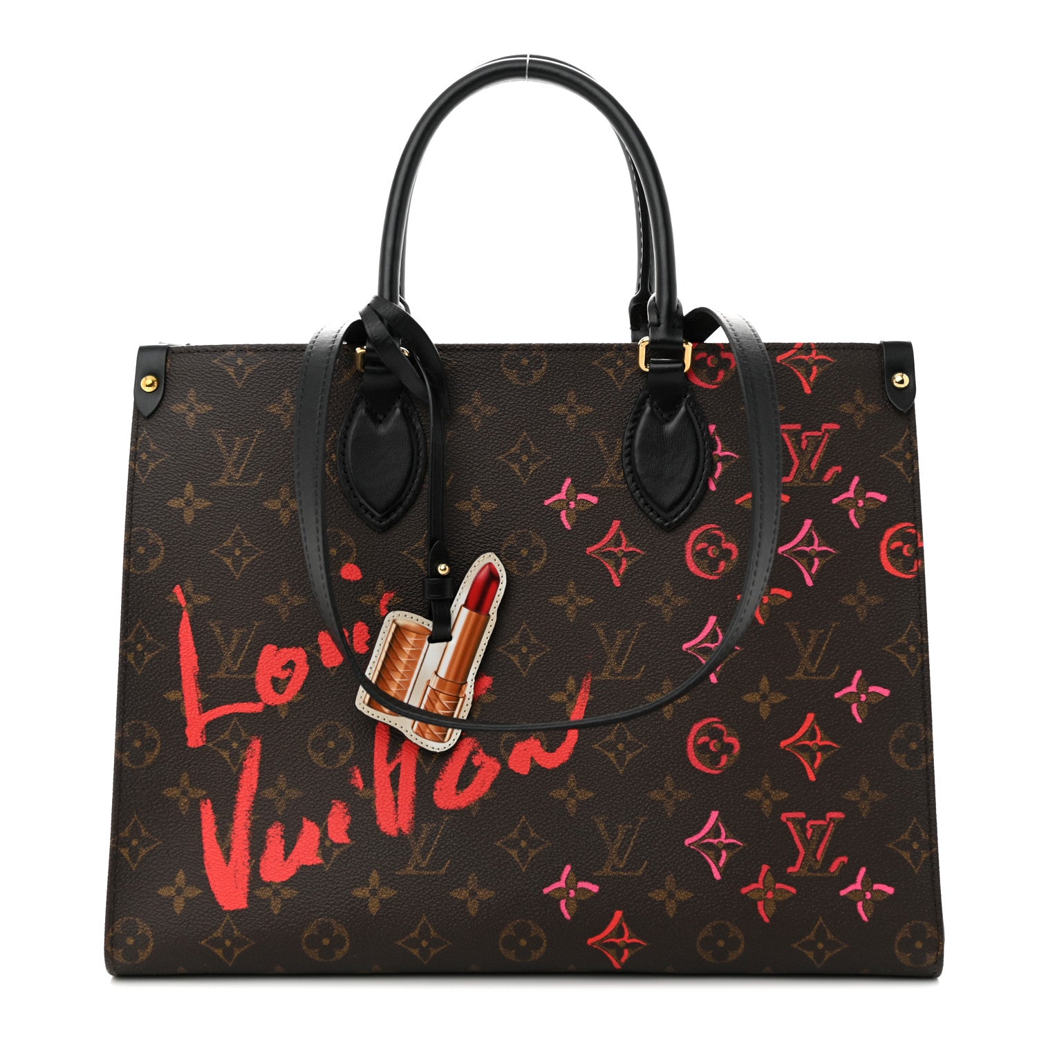 Louis Vuitton Monogram Fall In Love Onthego MM 1 of 9