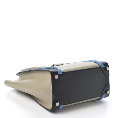 Celine Shiny Smooth Calfskin Micro Tri-Color Luggage Quartz 3 of 9