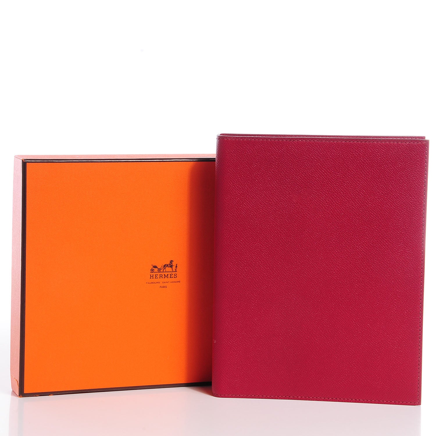Hermes Epsom Semainier Agenda Cover Rubis 5 of 8