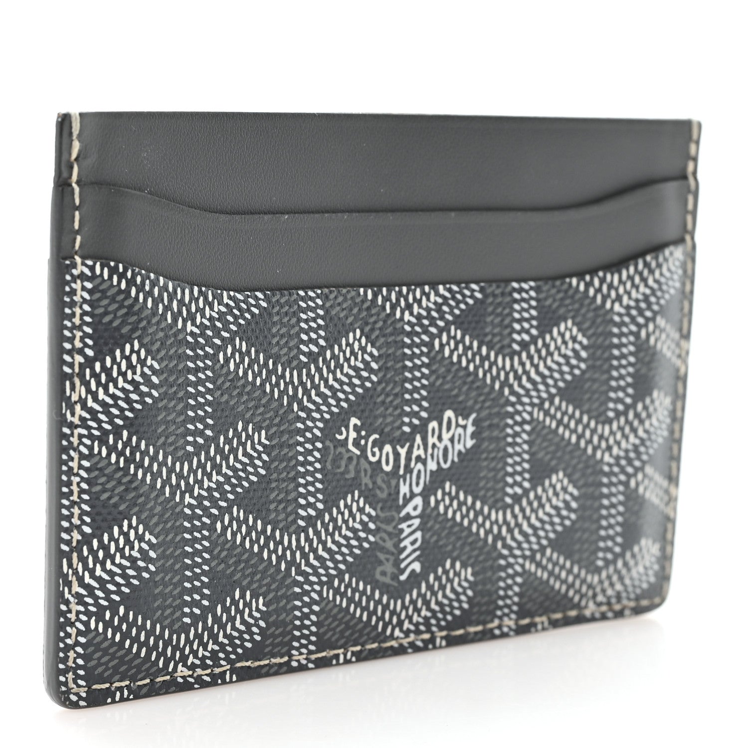 Goyard Goyardine Saint Sulpice Card Holder Grey 3 of 6