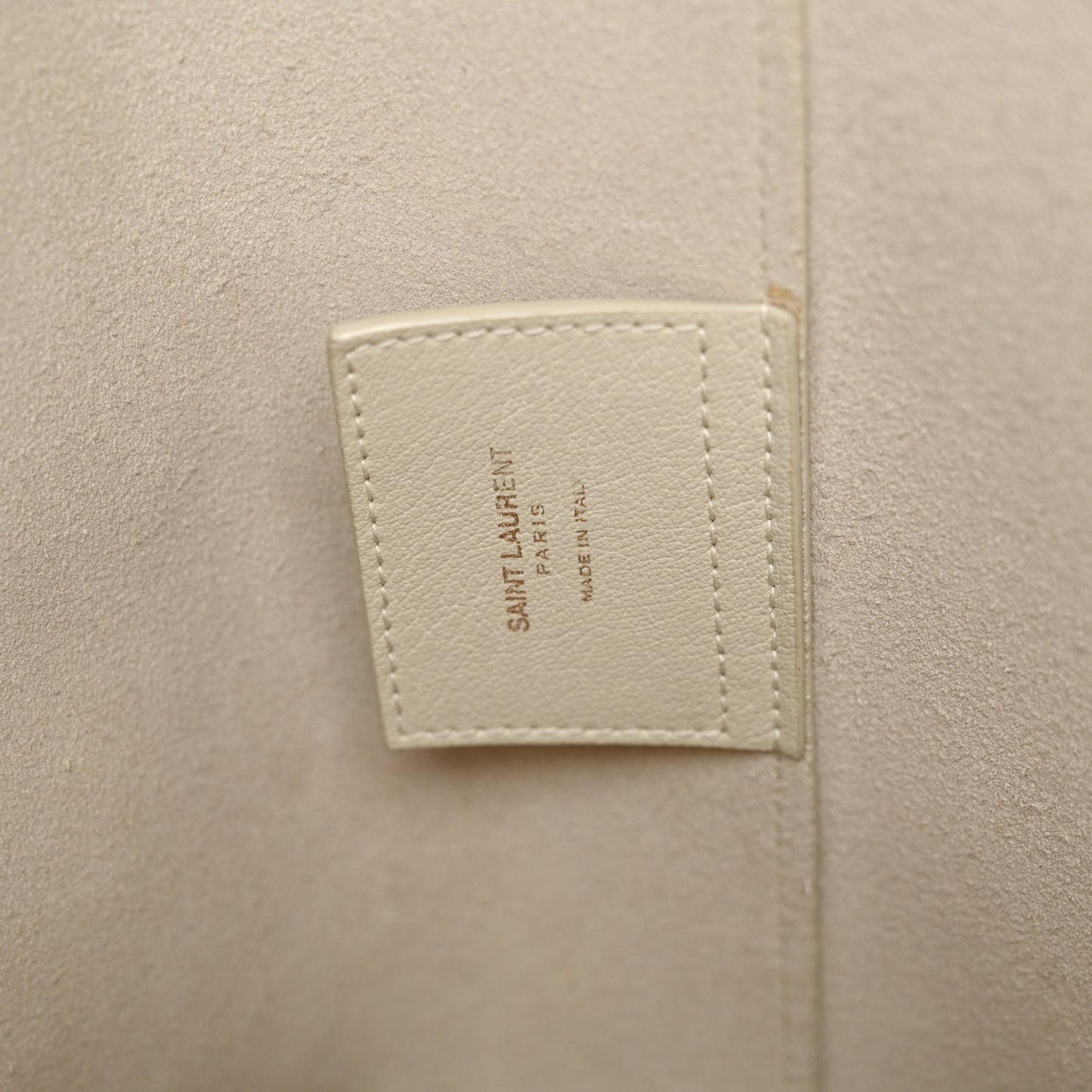 Calfskin Large Shopping Tote Porcellana