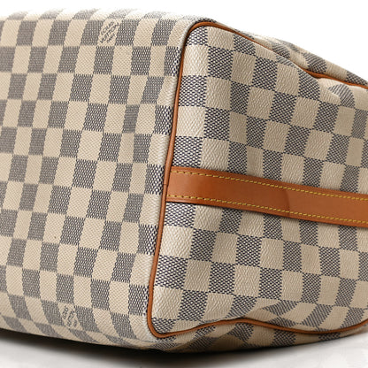 Louis Vuitton Damier Azur Speedy Bandouliere 30 10 of 11