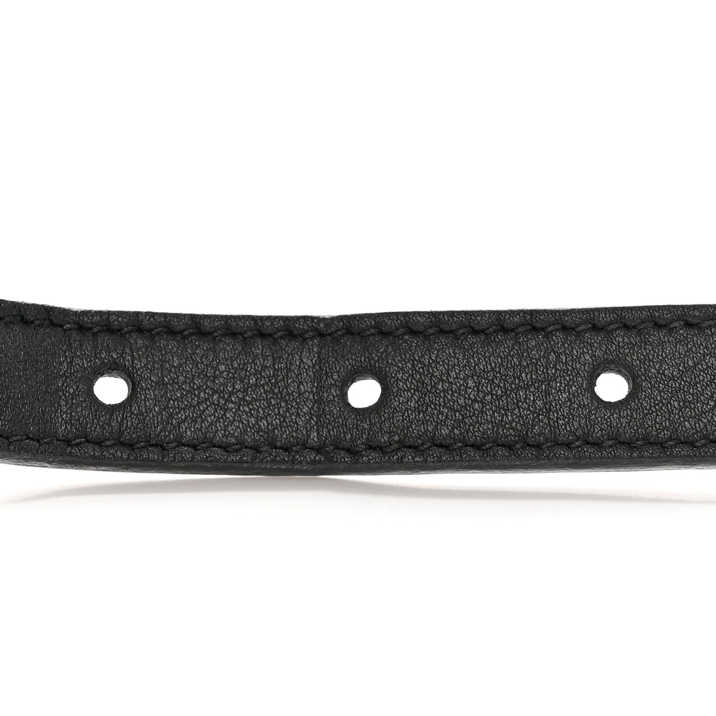 Moon Calfskin Studded Belt 75 30 Black