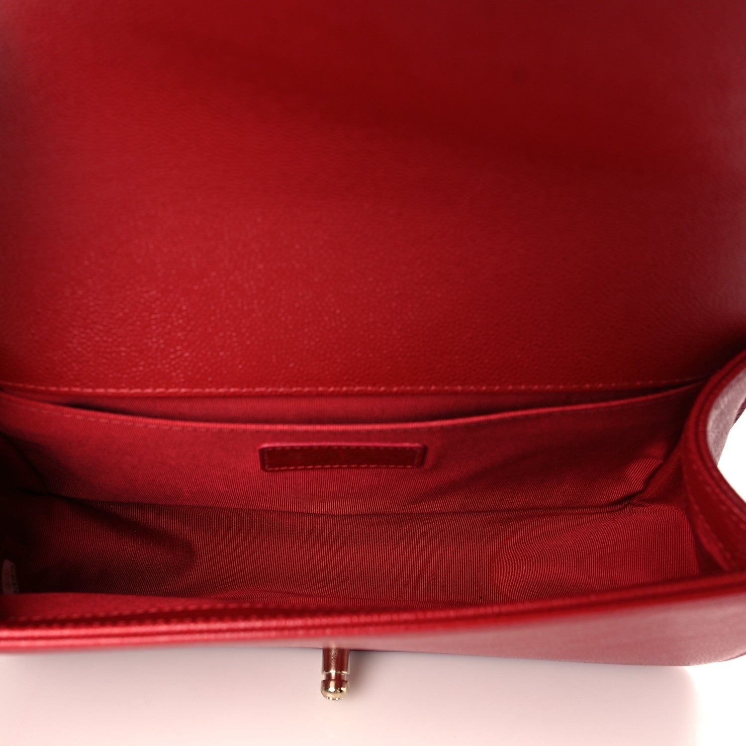 Chanel Caviar Quilted Medium Boy Flap Red 4 of 9