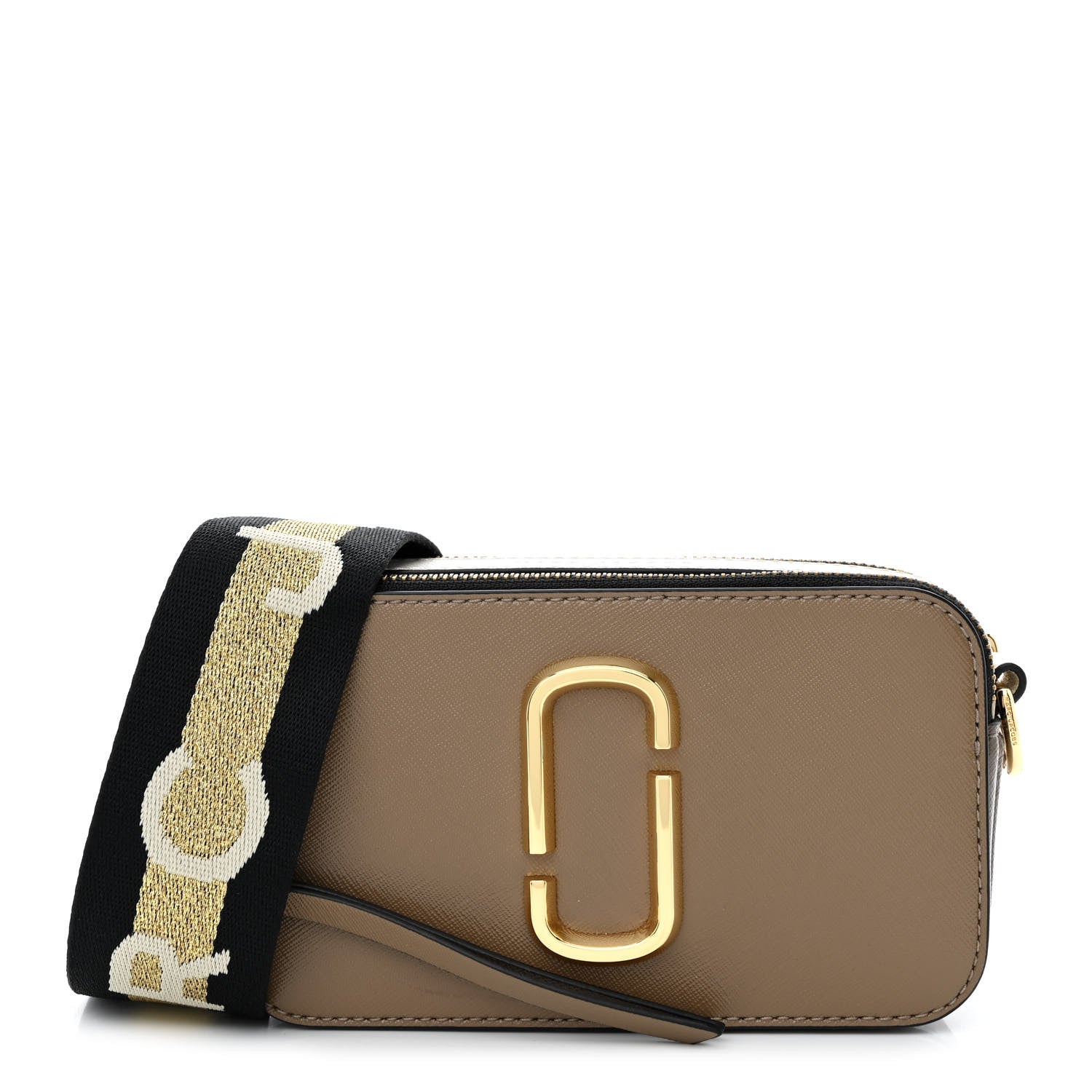 Marc Jacobs Saffiano Small Snapshot Camera Bag French Grey 1 of 10