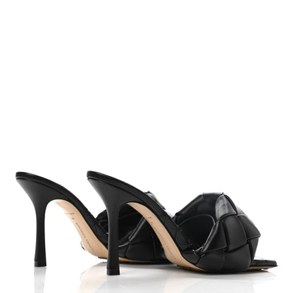 Bottega Veneta Nappa Maxi Intrecciato Lido Mule Sandals 40 Black 4 of 7