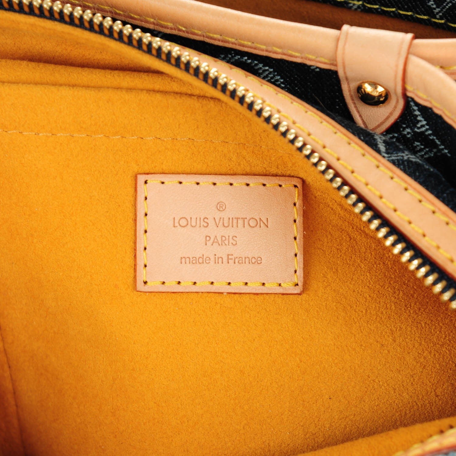 Louis Vuitton Denim Raye Porte Epaule MM 6 of 7