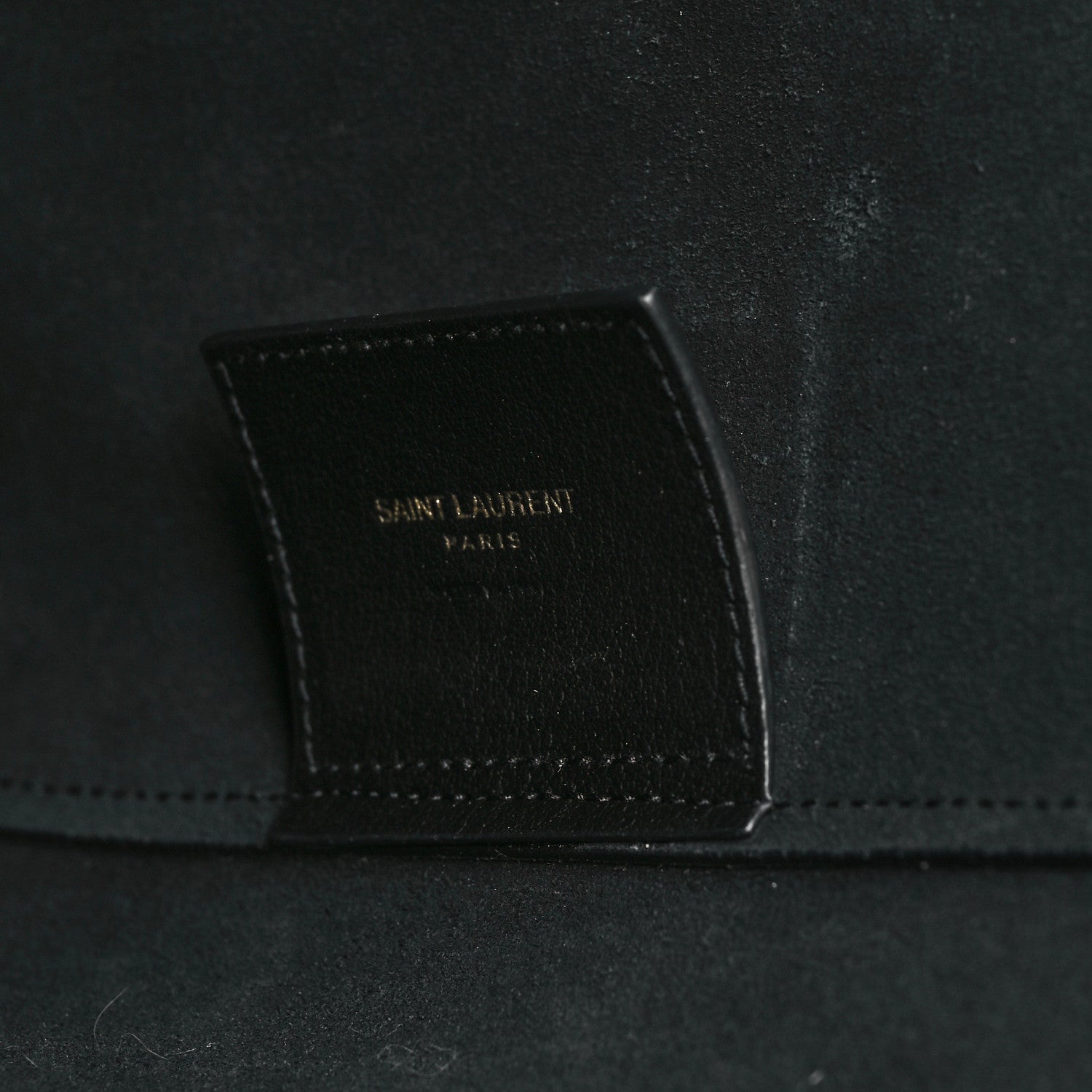 Saint Laurent Calfskin Large Shopping Tote Black 7 of 12