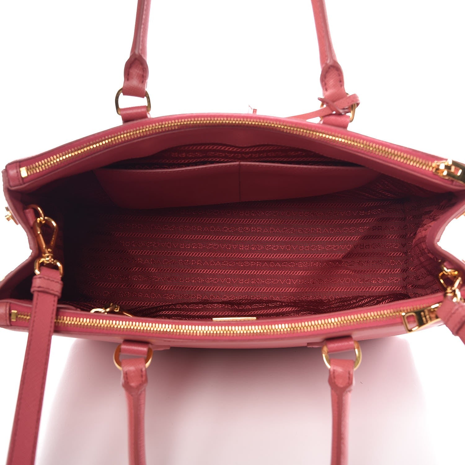 Prada Saffiano Medium Galleria Double Zip Tote Tamaris 6 of 11