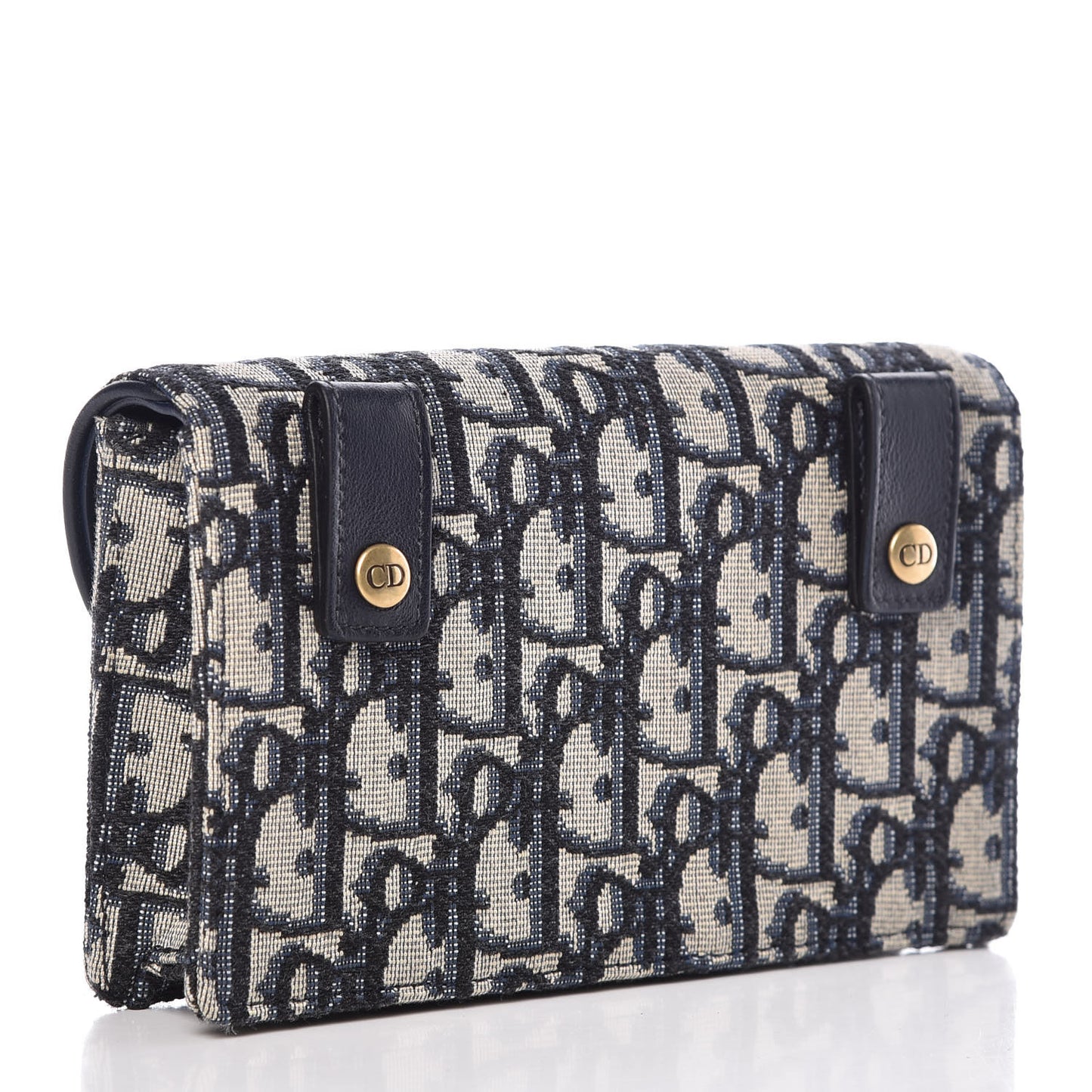 Oblique Saddle Belt Bag Blue