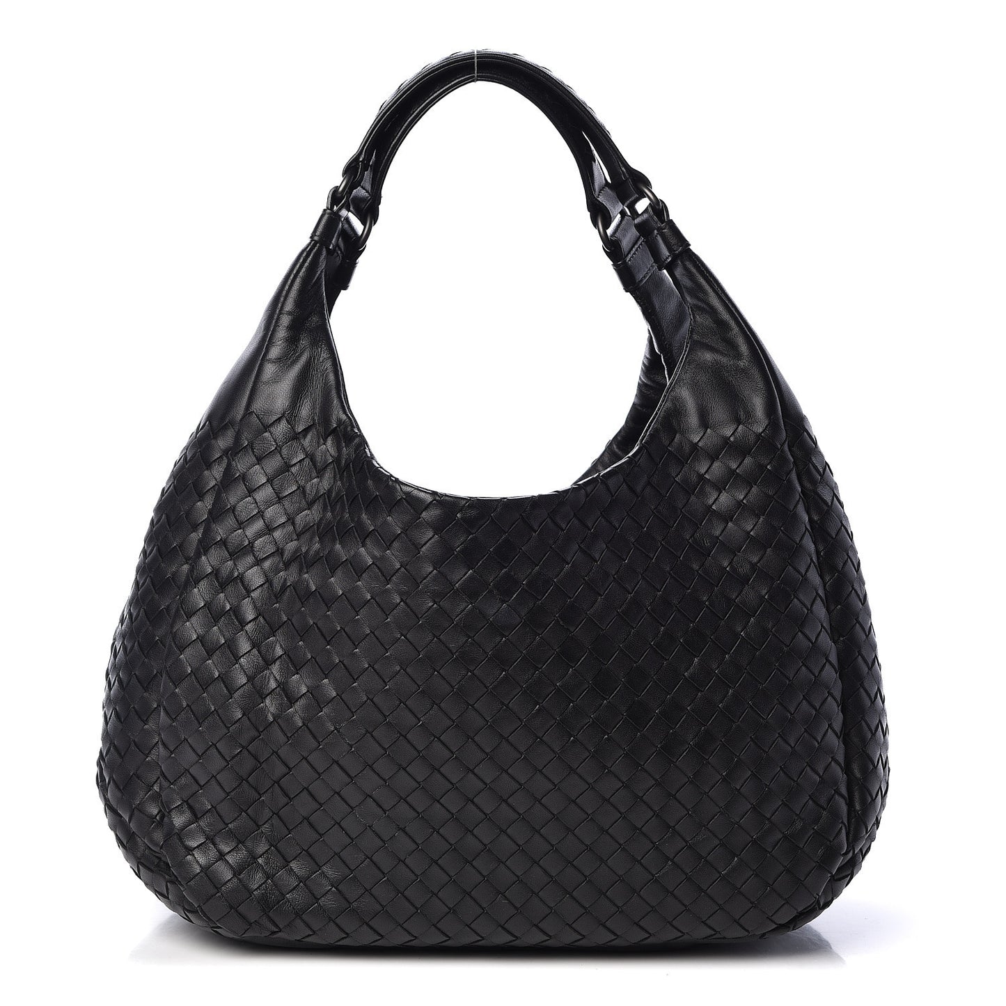 Nappa Intrecciato Medium Campana Black
