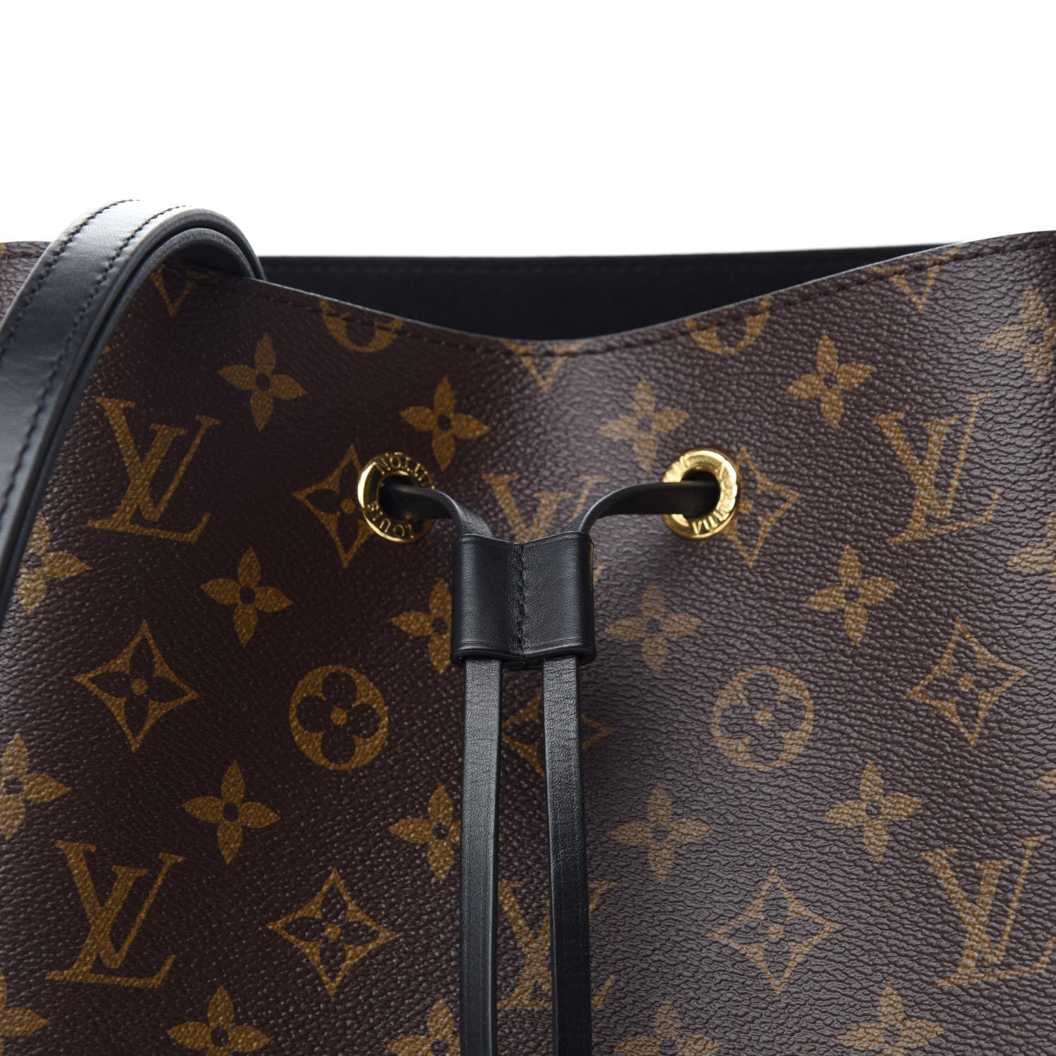 Louis Vuitton Monogram Neonoe MM Black 9 of 10