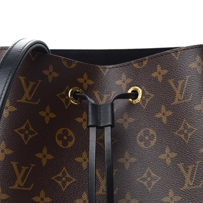 Louis Vuitton Monogram Neonoe MM Black 9 of 10