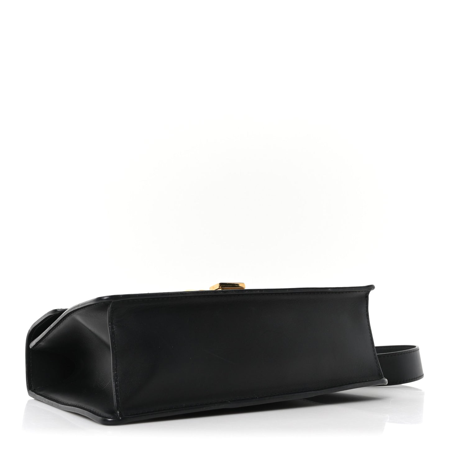 Calfskin Small Sylvie Shoulder Bag Black