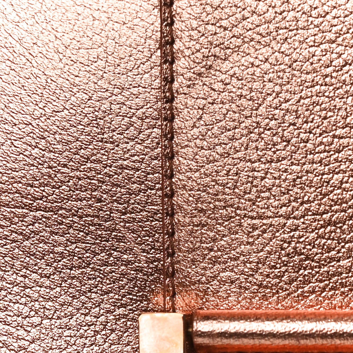 Delvaux Metallic Calfskin Studded Mini Brillant Satchel Copper 12 of 12