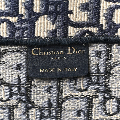 Christian Dior Oblique Large Book Tote Blue Multicolor 5 of 10