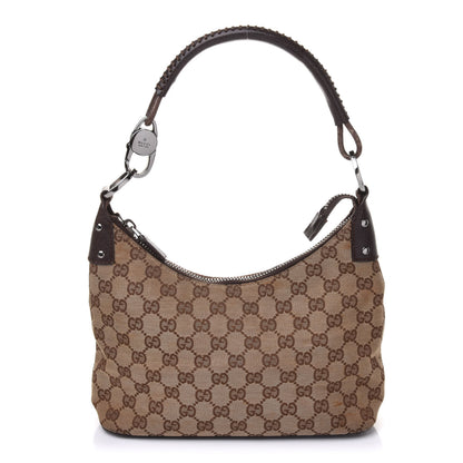 Gucci Monogram Classic Ring Hobo Brown 1 of 14