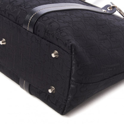 Christian Dior Monogram Vintage Flowers Dome Bag Black 5 of 9