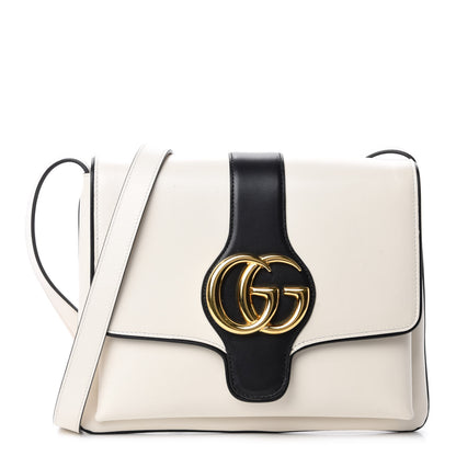 Gucci Calfskin Medium Arli Flap Shoulder Bag White 1 of 10