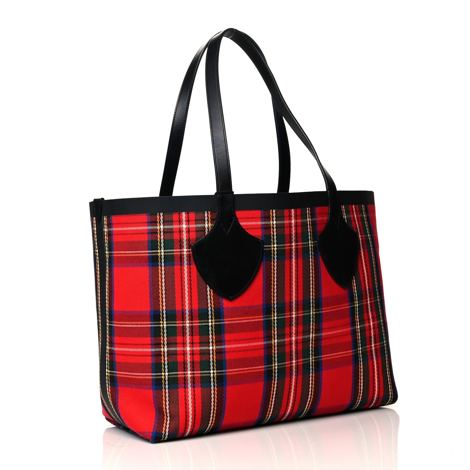 Burberry Vintage Check Medium The Giant Reversible Tote Antique Yellow Bright Red 4 of 18