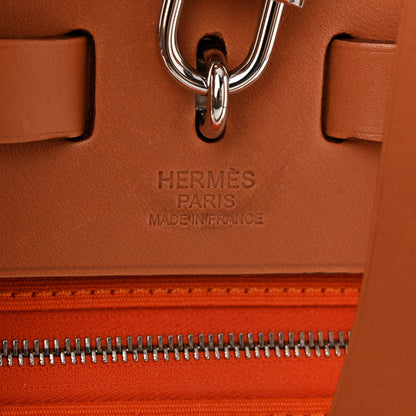 Hermes Toile Vache Hunter Herbag Zip 31 PM Orange 6 of 8