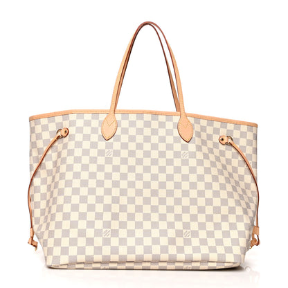 Louis Vuitton Damier Azur Neo Neverfull GM Rose Ballerine 3 of 11