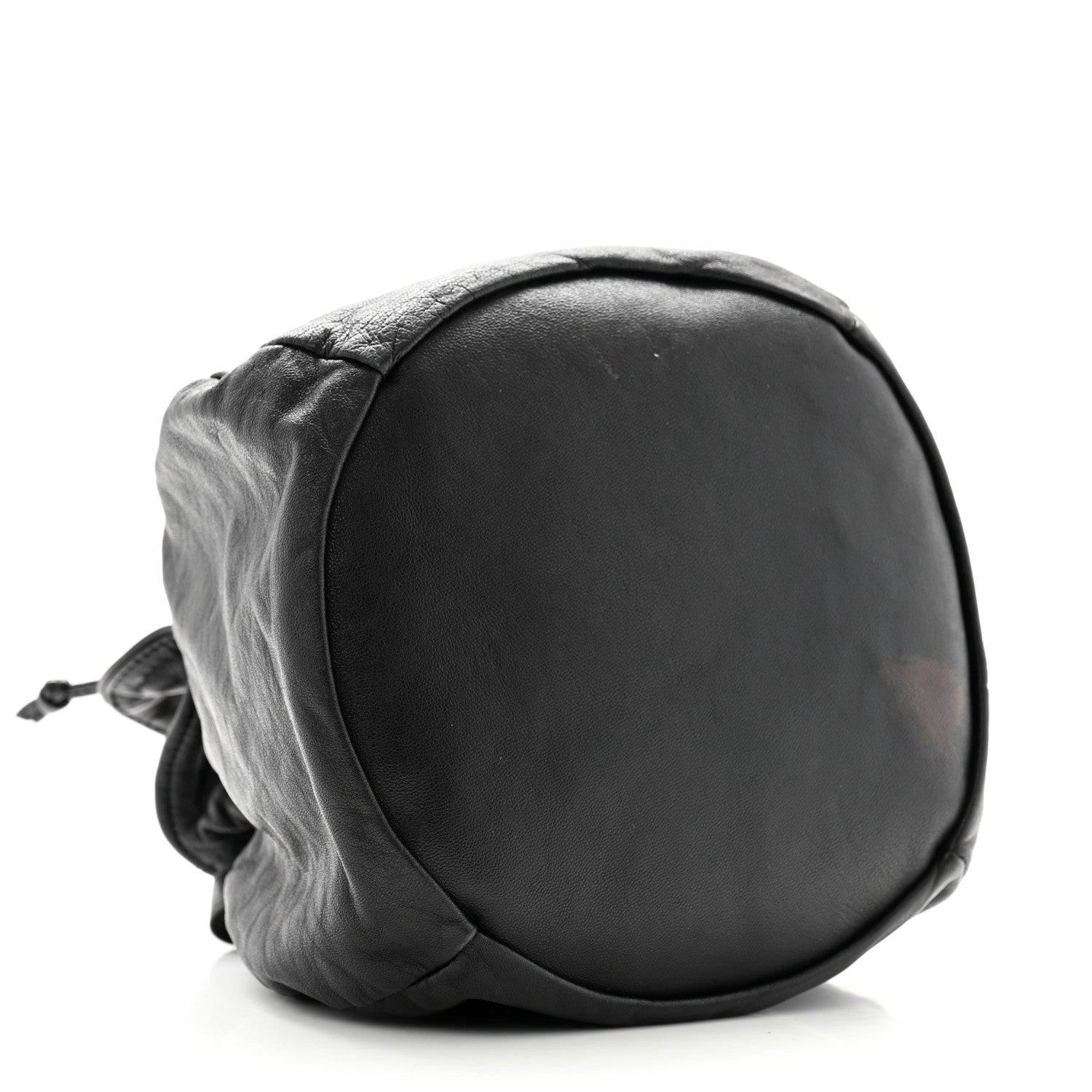 Chanel Lambskin Drawstring Bag Black 4 of 13