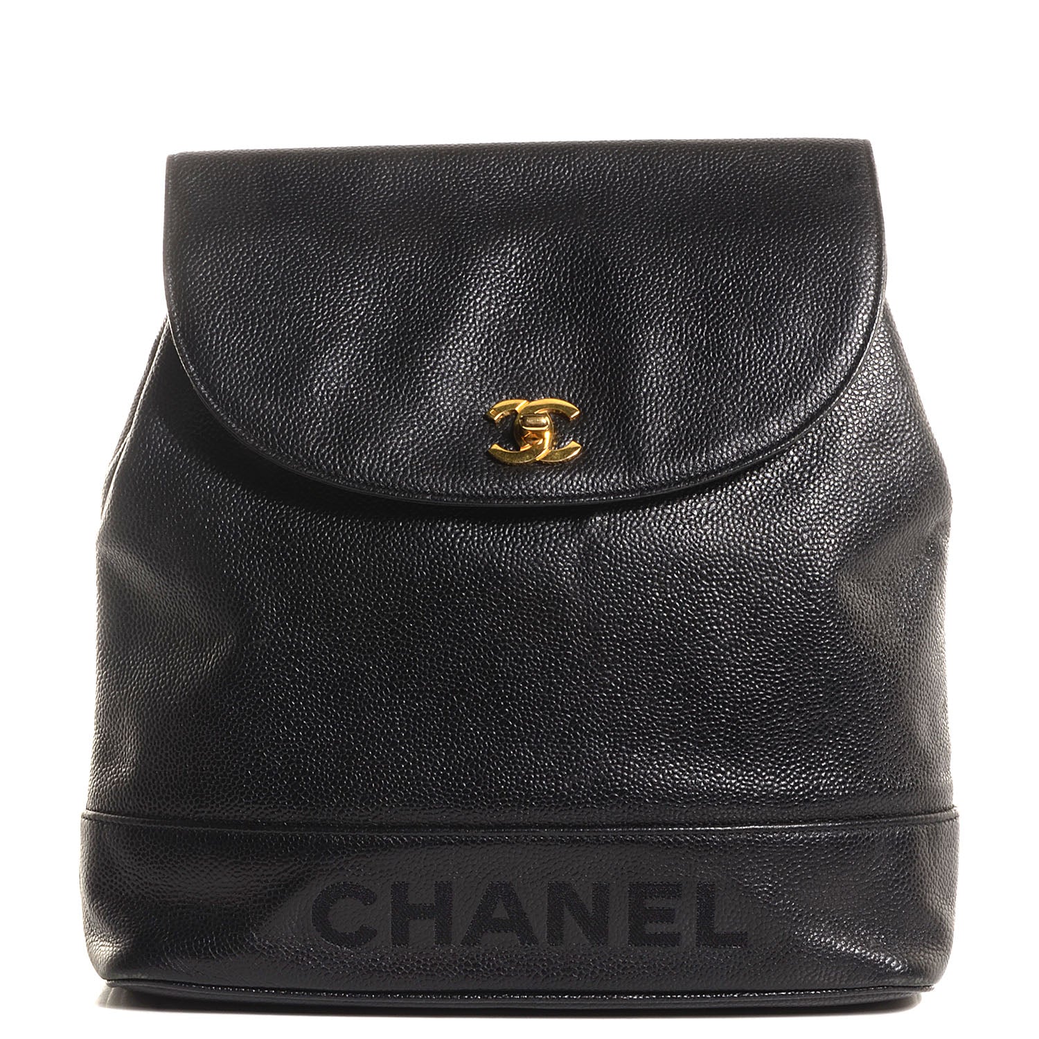 Chanel Caviar CC Backpack Black 1 of 9