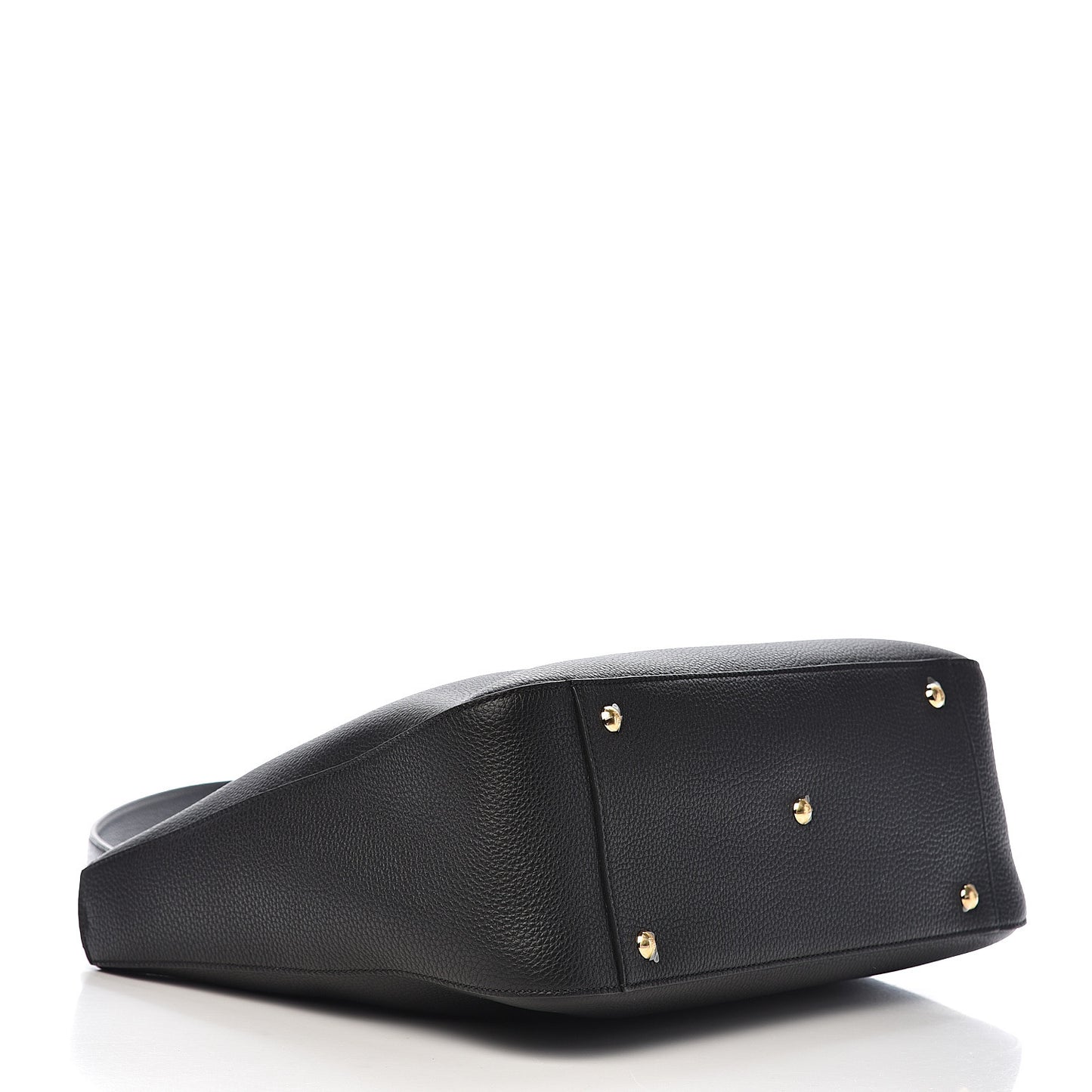 Cuoio Romano Selleria Medium FF Tote Black