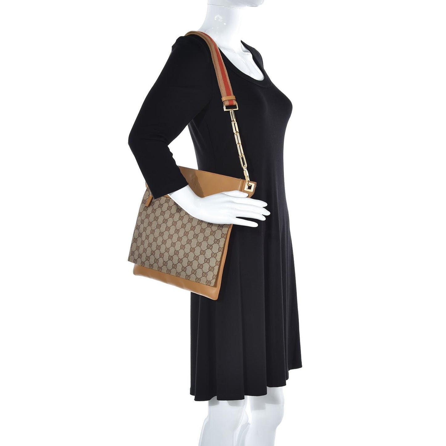 Monogram Crossbody Bag Brown