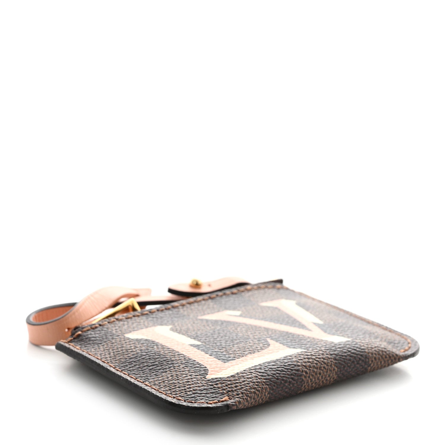 Louis Vuitton Damier Ebene Belmont Pochette Venus Pink 4 of 7