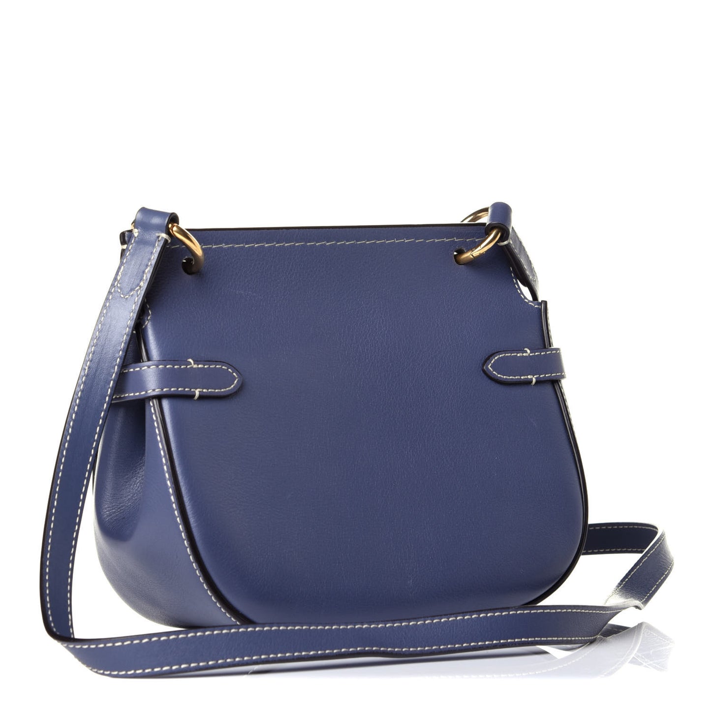Calfskin Small Amberley Satchel Blue