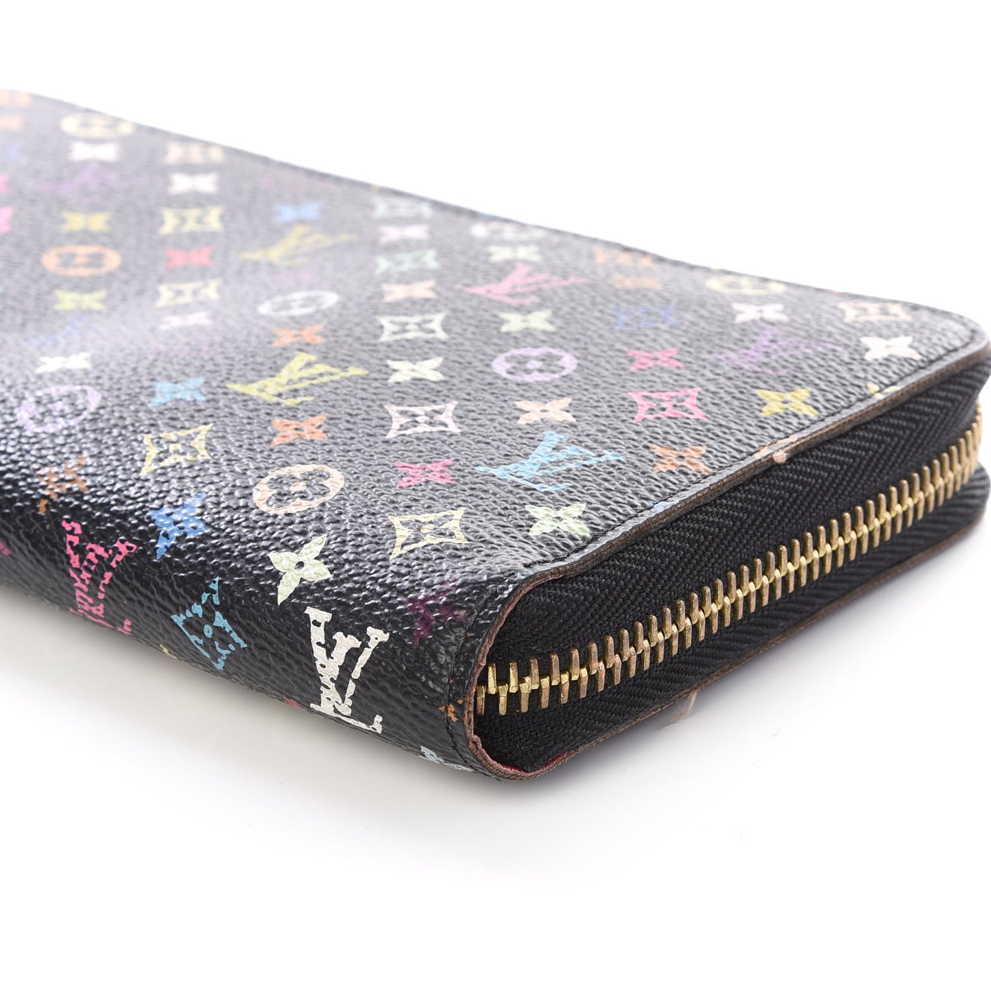 Monogram Multicolor Zippy Wallet Black Grenade