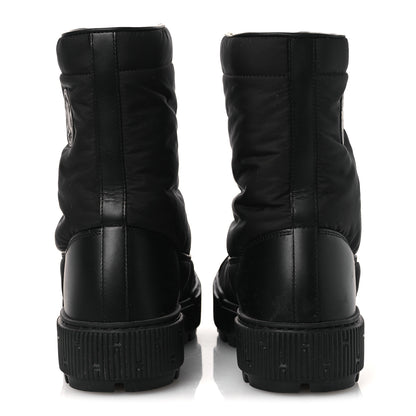 Hermes Calfskin Parachute Fresh Ankle Boots 38 Black 6 of 12