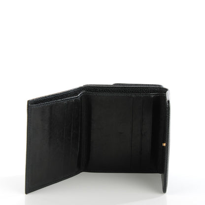Chanel Caviar Timeless CC Compact Flap Wallet Black 4 of 8