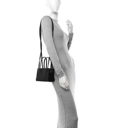 Telfar Vegan Leather Small Shopping Bag Black 2 of 9