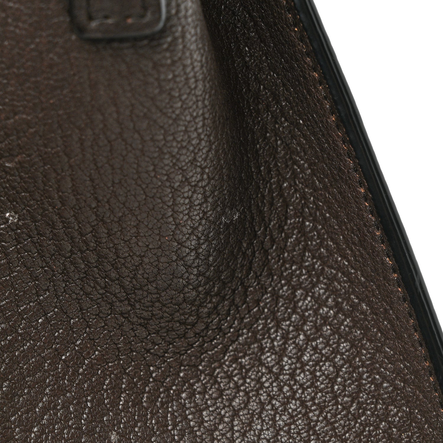 Celine Drummed Calfskin Nano Luggage Brown 14 of 20