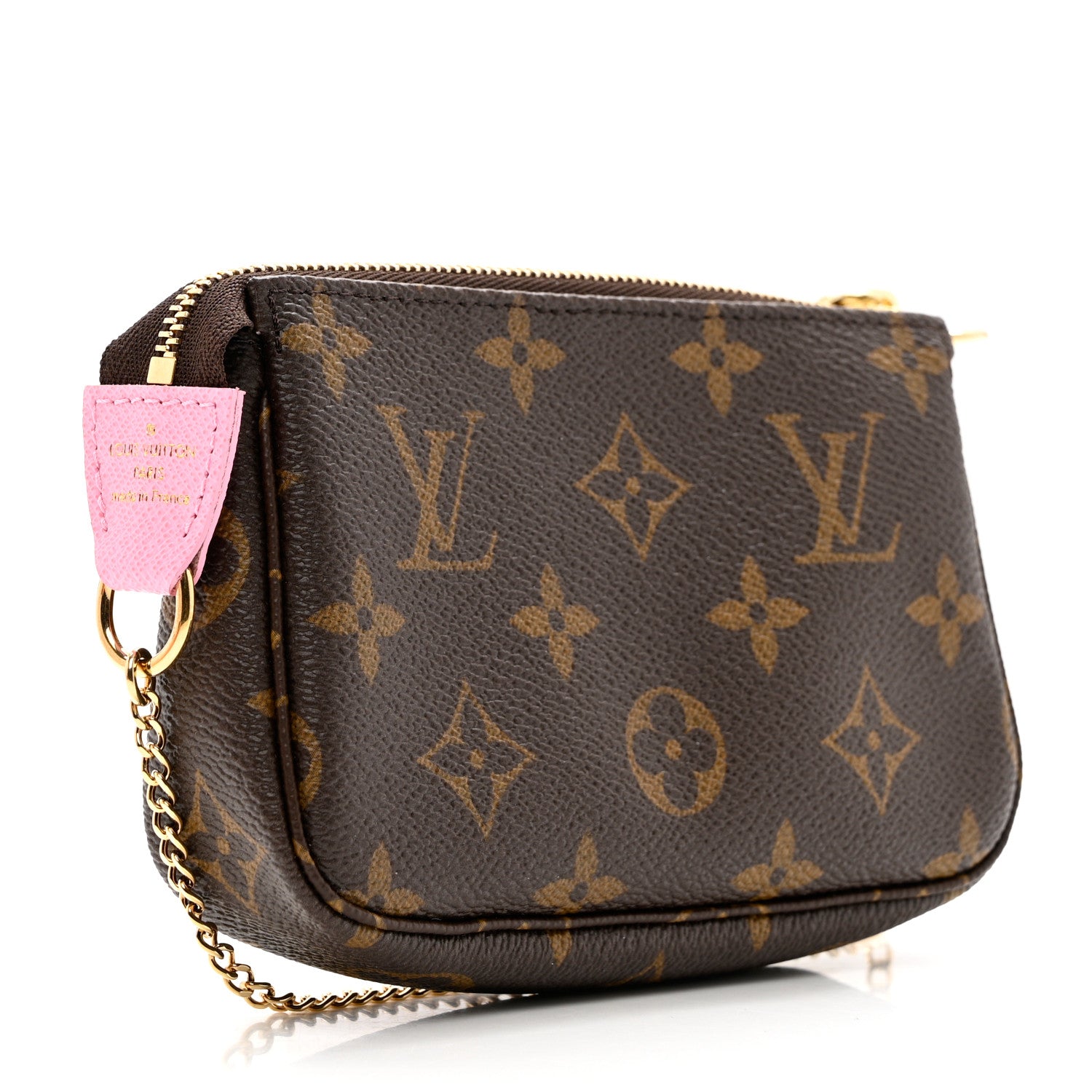 Louis Vuitton Monogram 2022 Christmas Animation Paris Mini Pochette Accessories Pink 3 of 7
