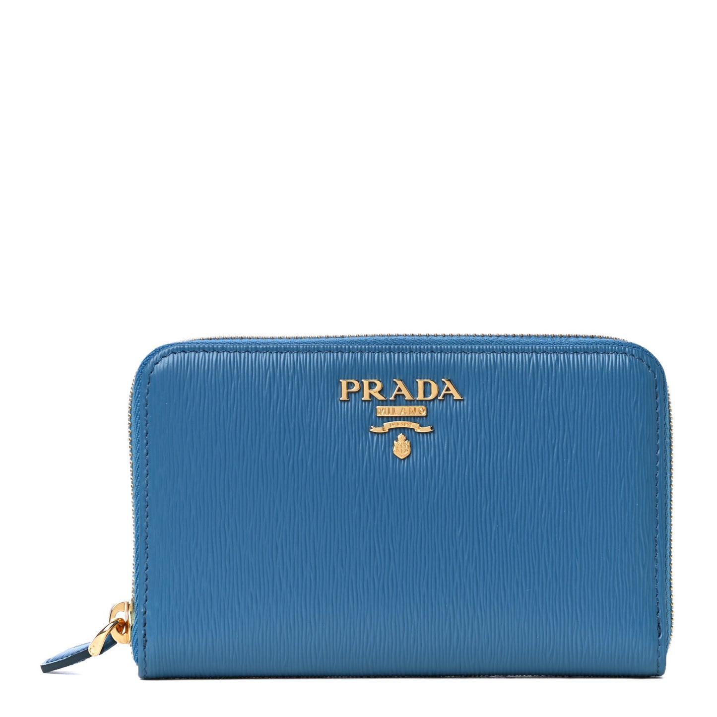 Vitello Move Compact Zip Around Wallet Cobalto