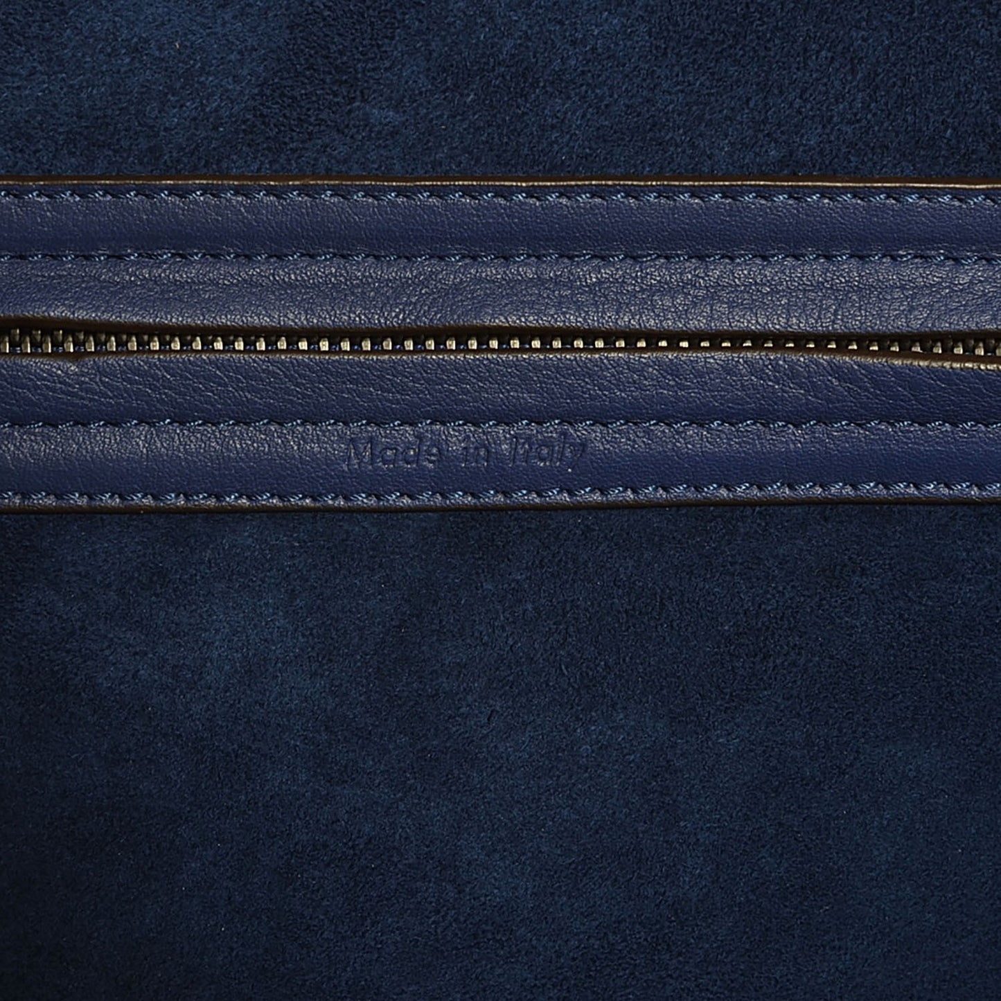 Supple Calfskin Medium Phantom Luggage Indigo