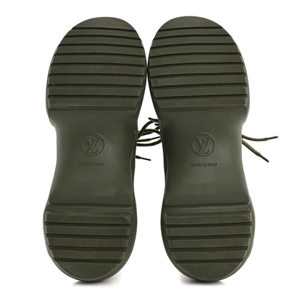 Louis Vuitton Mat Rubber Monogram LV Archlight Sneaker Boots 38 Kaki 6 of 10