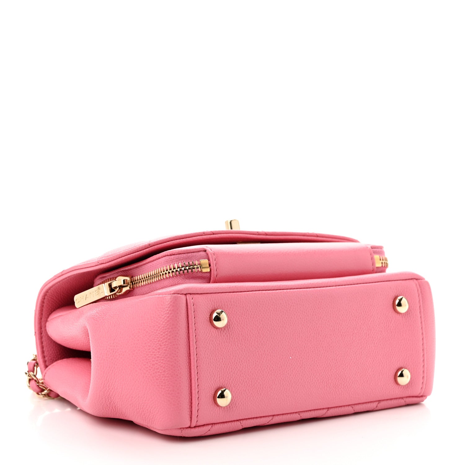 Chanel Caviar Quilted Small Business Affinity Flap Pink 4 of 11