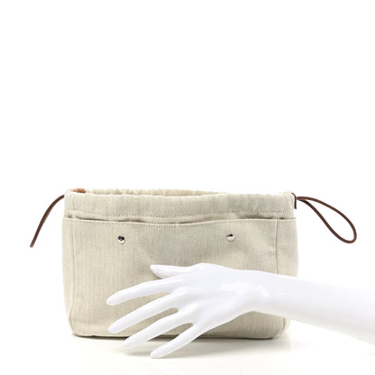 Hermes Canvas Barenia Fourbi 25 MM Pouch Naturel Fauve 2 of 10