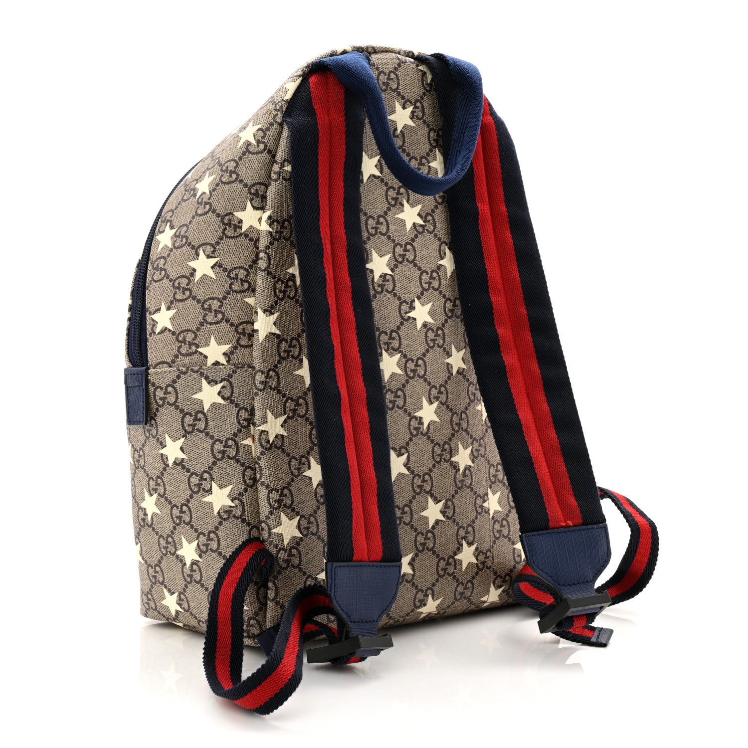 Gucci GG Supreme Monogram Stars Childrens Backpack Beige Ebony Yellow Royal 3 of 12