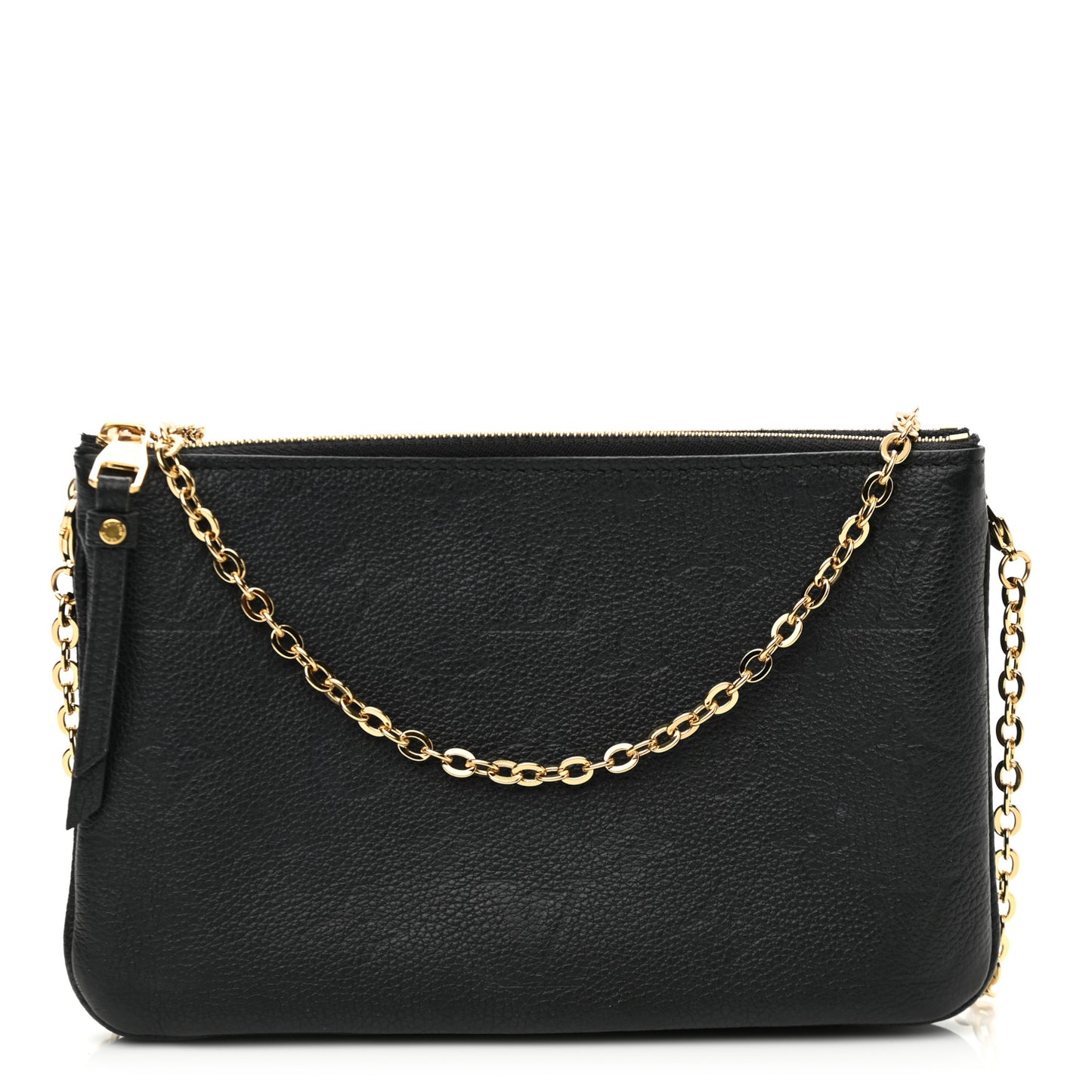 Empreinte Double Zip Pochette Black