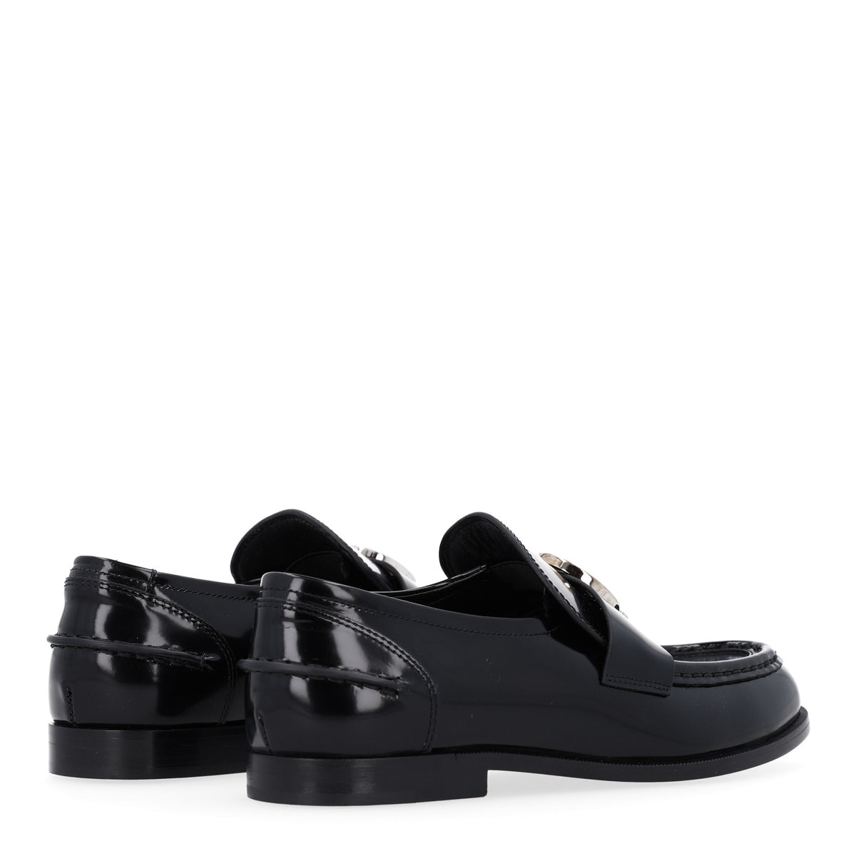 Christian Louboutin Abrasivato Womens CL Loafers  37 Black 5 of 10