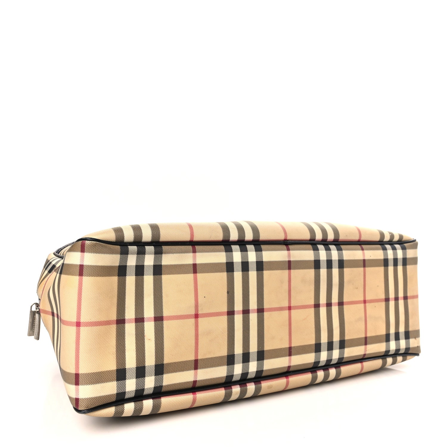 Burberry Canvas House Check Top Handle Bag 4 of 12