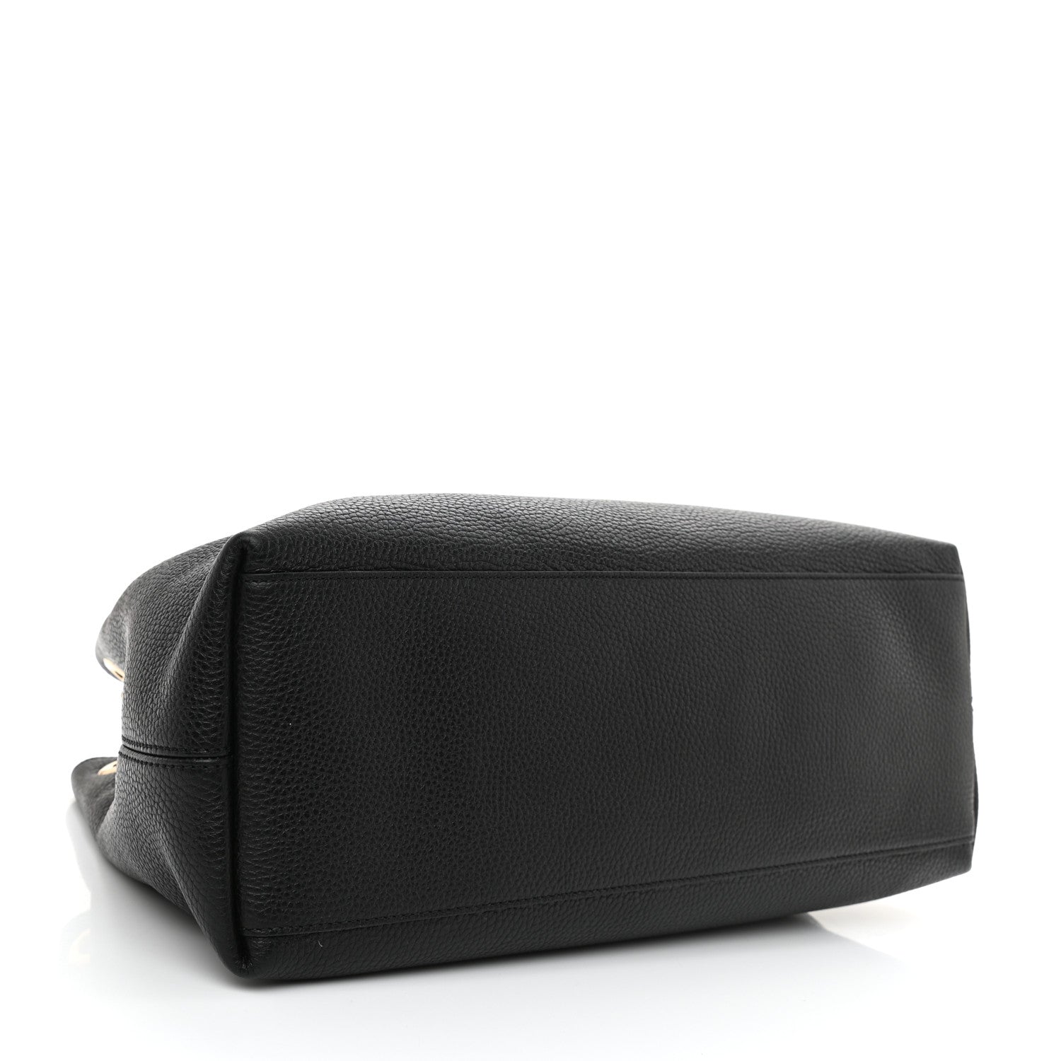 Gucci Pebbled Calfskin Medium Soho Chain Shoulder Bag Black 4 of 10