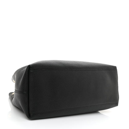 Gucci Pebbled Calfskin Medium Soho Chain Shoulder Bag Black 4 of 10