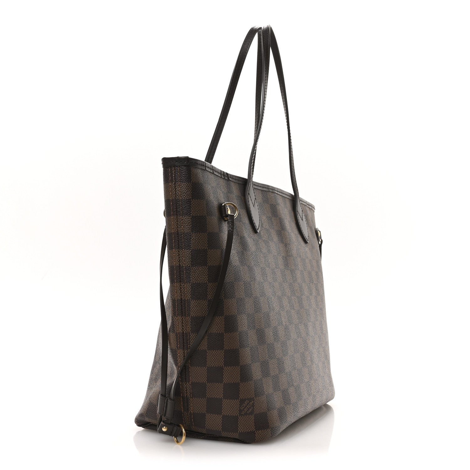 Louis Vuitton Damier Ebene Neo Neverfull MM Rose Ballerine 3 of 11